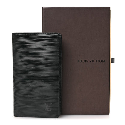 Louis Vuitton Epi Pocket Agenda Cover Black 9 of 9