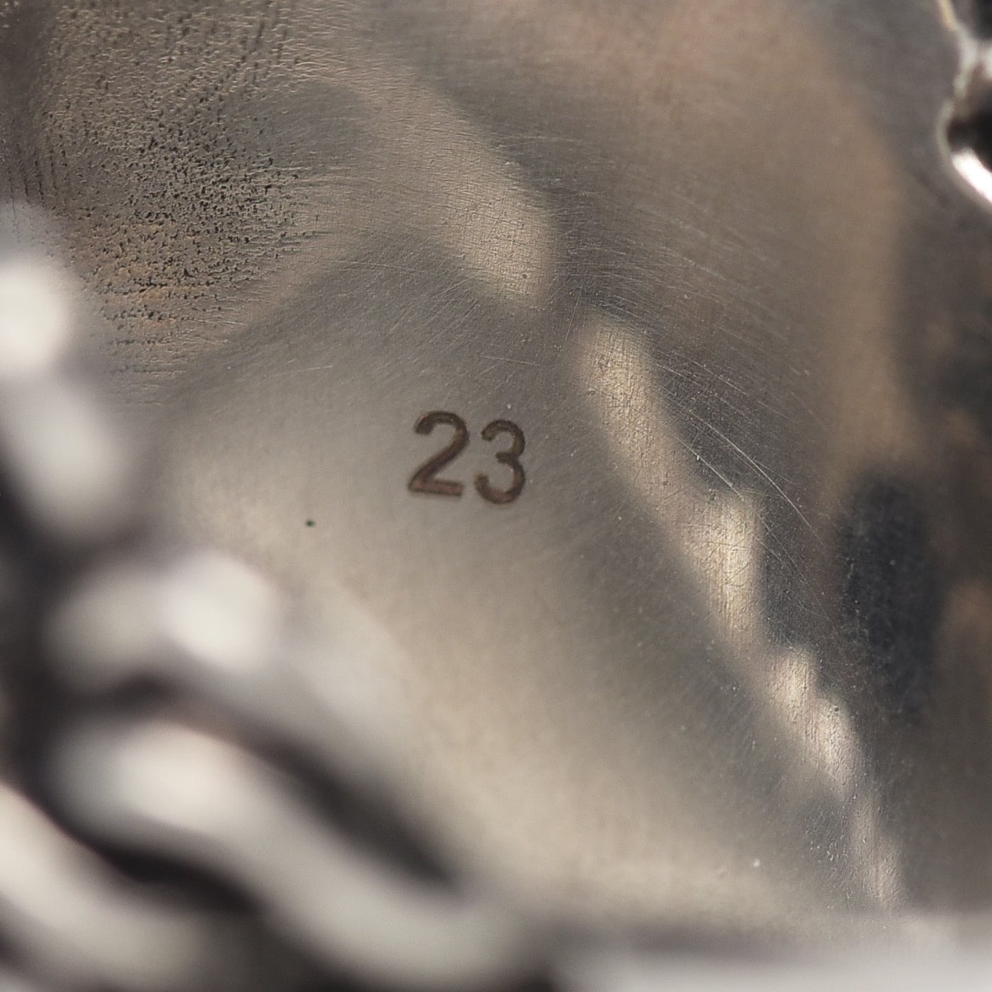 Palladium Lion Head Ring 10.5 Aged Silver