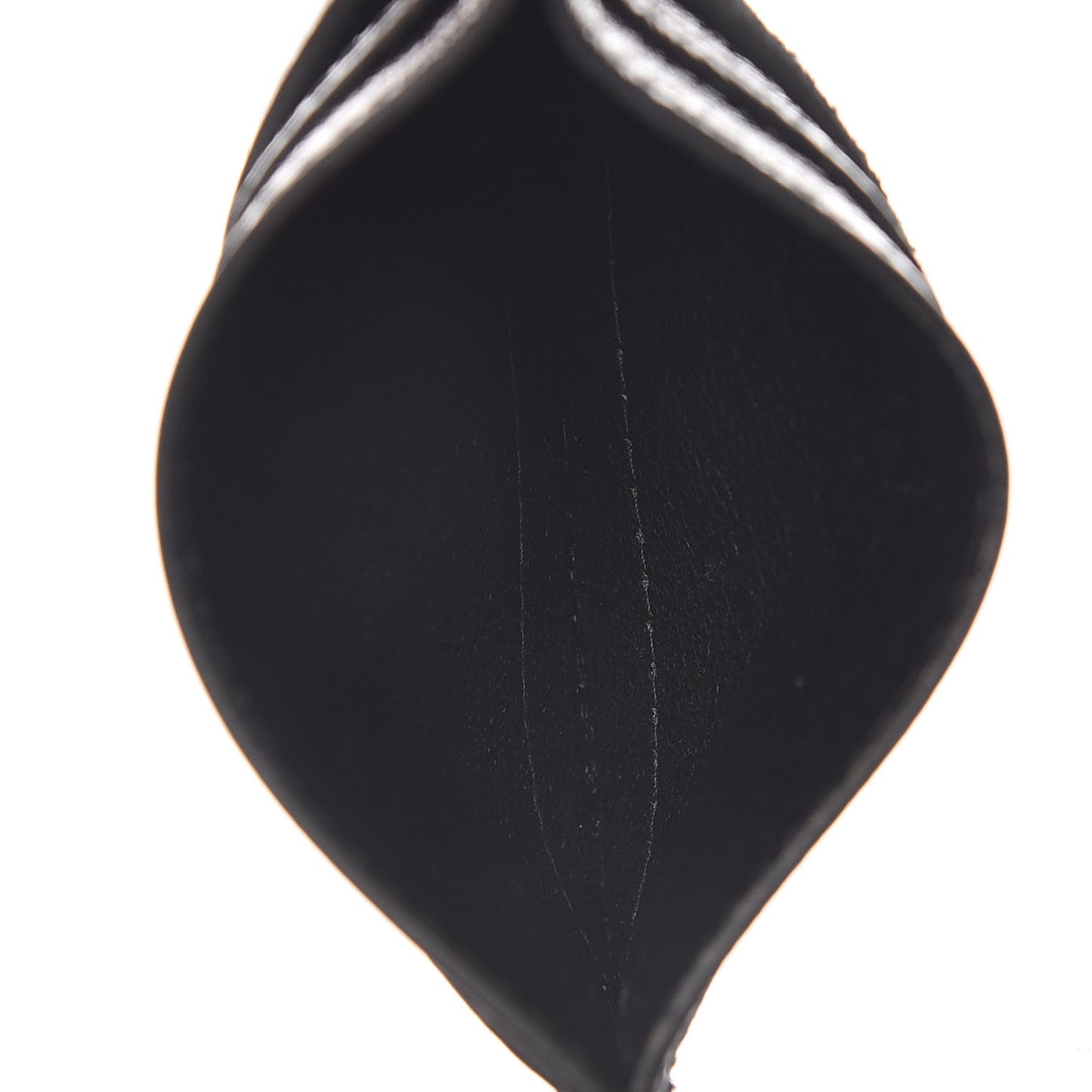 Suede Patent Web GG Ophidia Card Holder Black