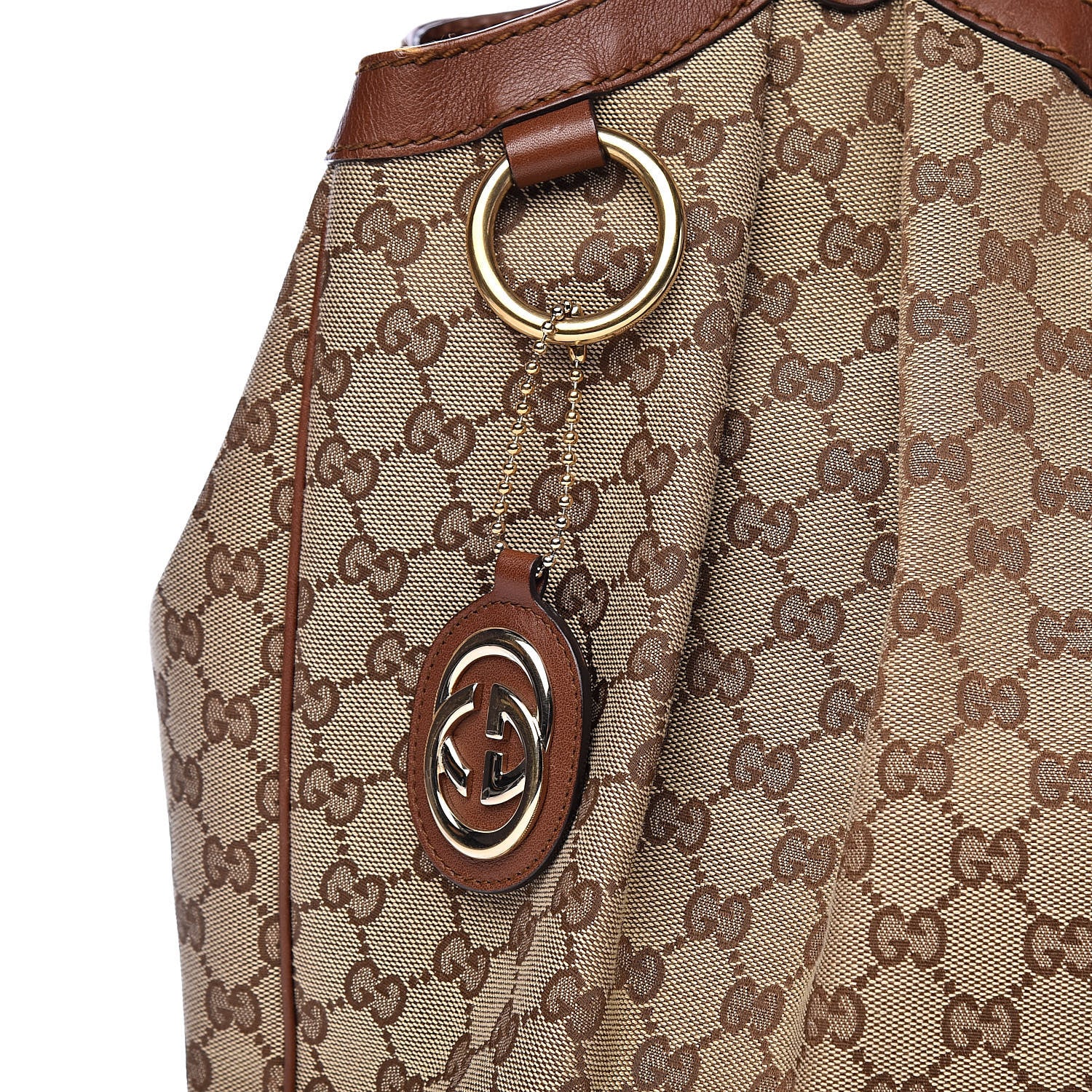 Gucci Monogram Large Sukey Tote Brown 13 of 13