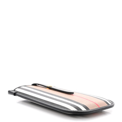 Burberry E-Canvas Calfskin Icon Stripe Anne Phone Case With Strap Archive Beige 4 of 12