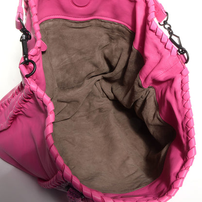 Bottega Veneta Nappa Intrecciato Ayers Convertible Tote Shocking Pink 5 of 8