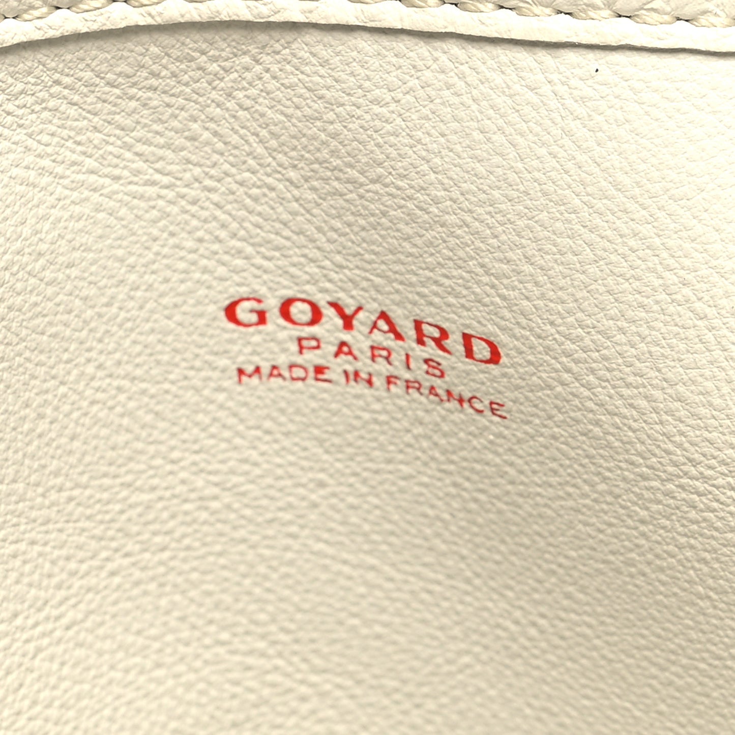 Goyardine Reversible Mini Anjou White