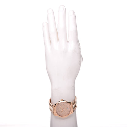 Gucci Stainless Steel 38mm G-Timeless Diamante Quartz Watch Rose 2 of 10
