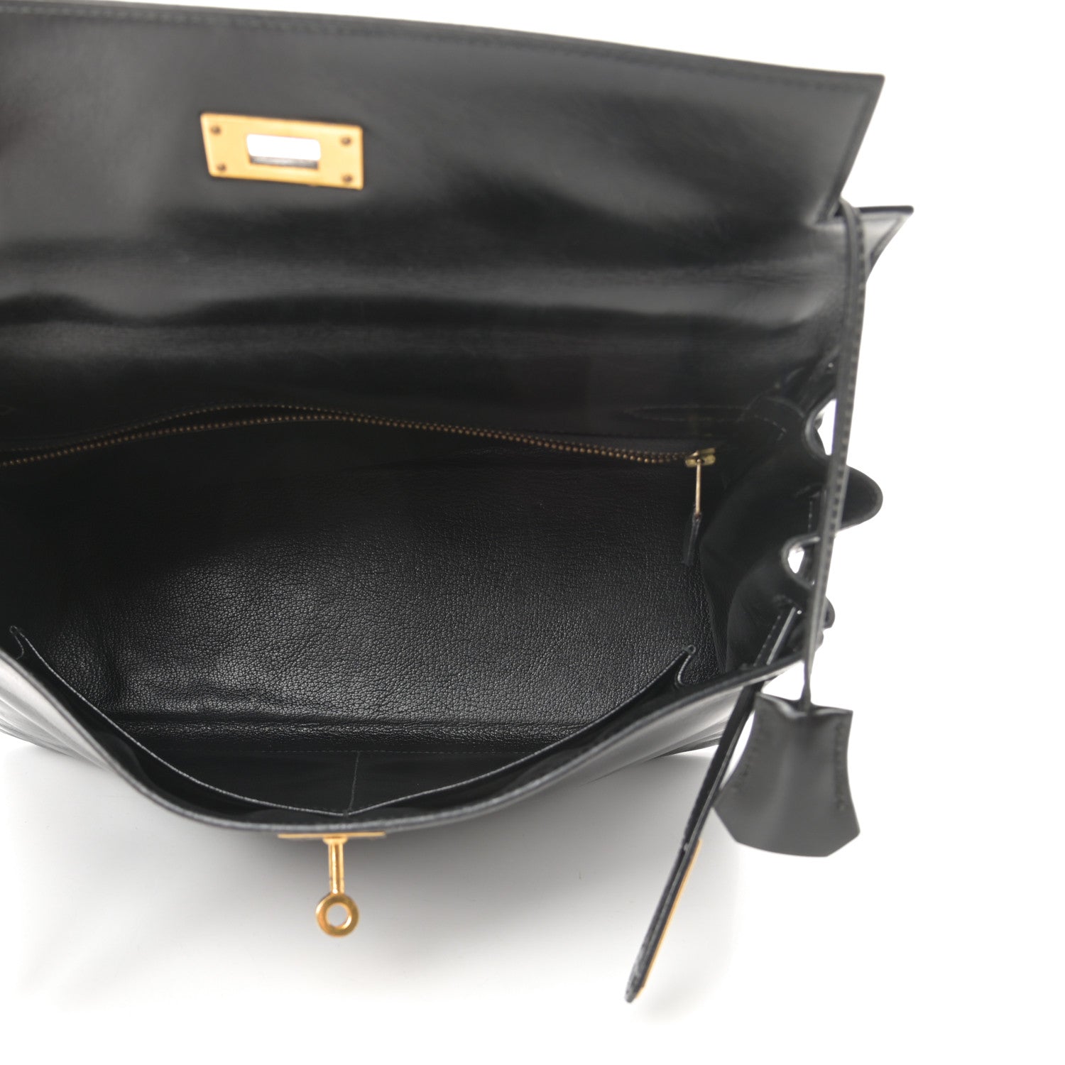 Hermes Box Kelly Retourne 32 Black 5 of 18