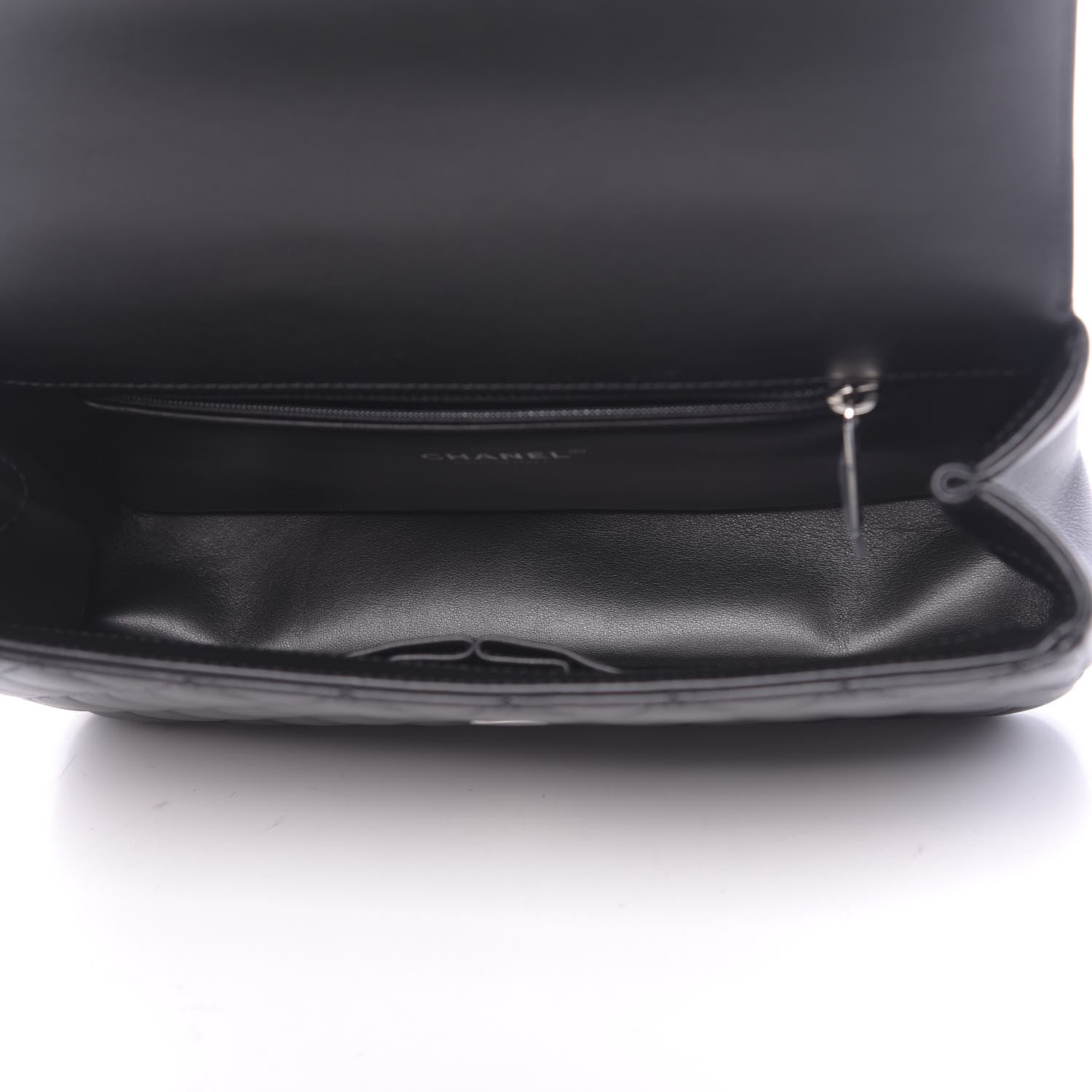 Chanel Calfskin Quilted Medium CC Filigree Flap Black 5 of 11