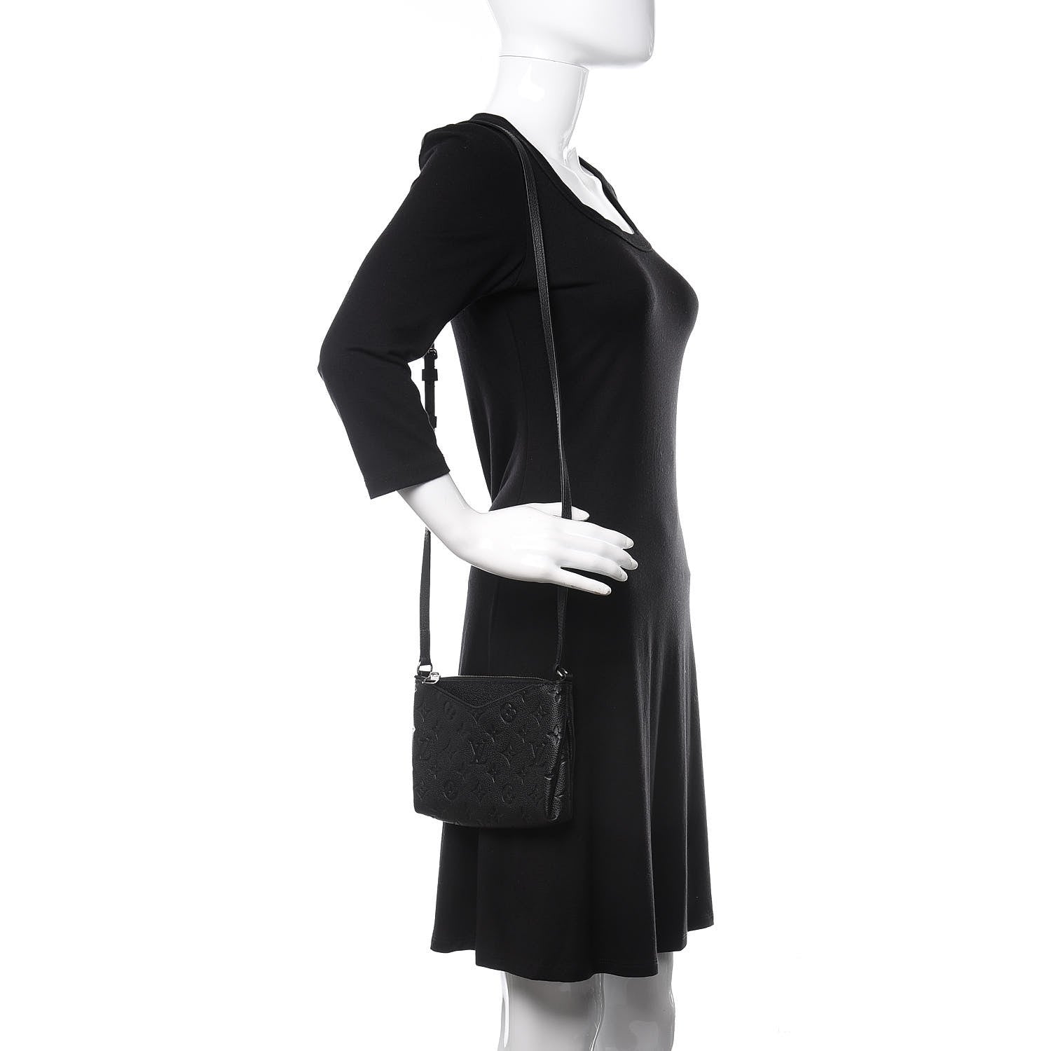 Louis Vuitton Empreinte Pallas Crossbody Black 2 of 10