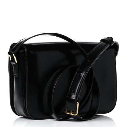 Celine Shiny Calfskin Medium Triomphe Black 3 of 15