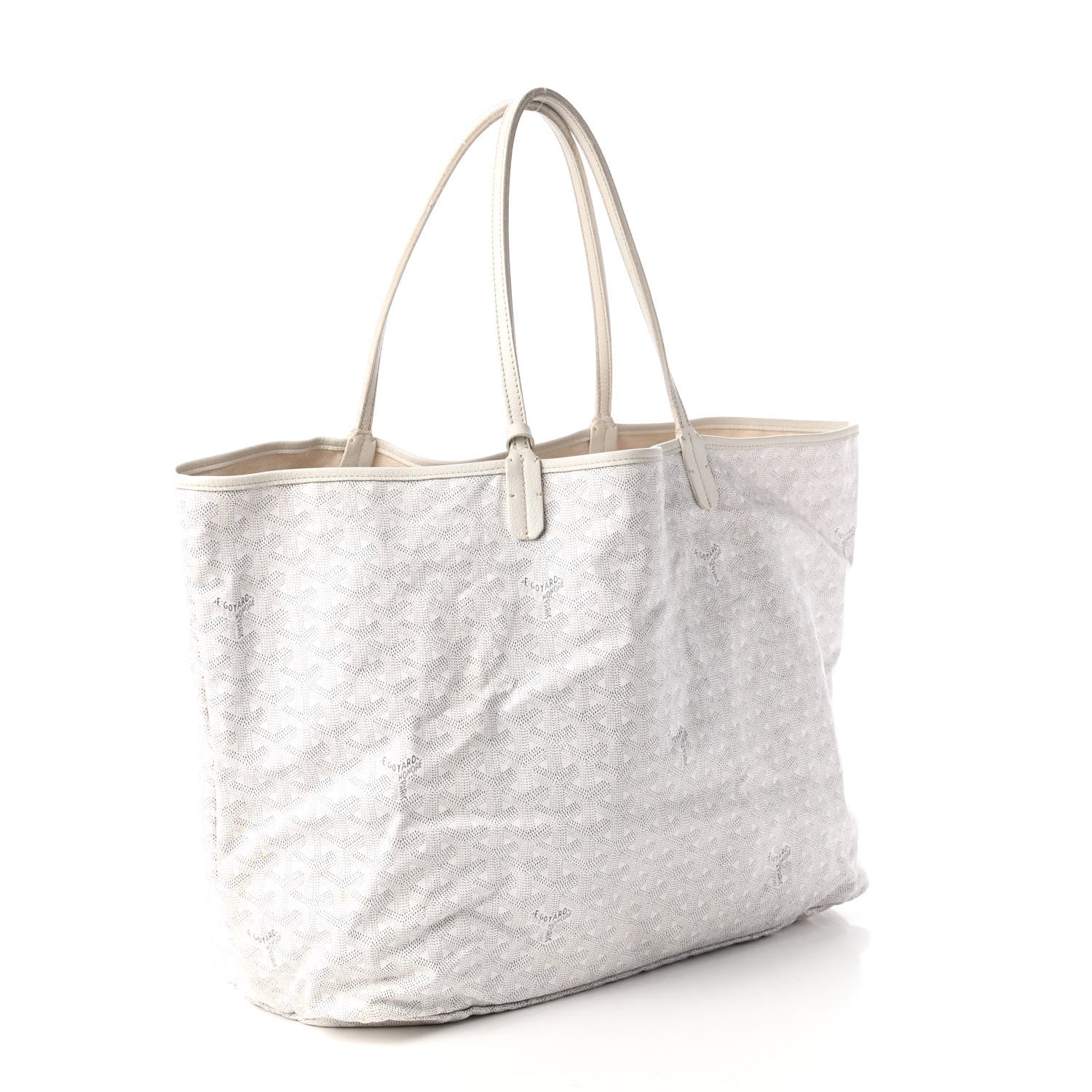 Goyard Goyardine Saint Louis GM White 3 of 10