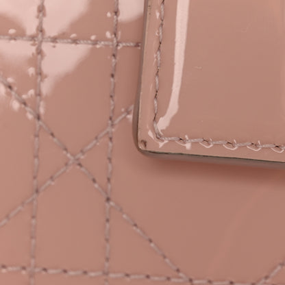 Christian Dior Patent Cannage Lady Dior 5-Gusset Card Holder Pink 9 of 10