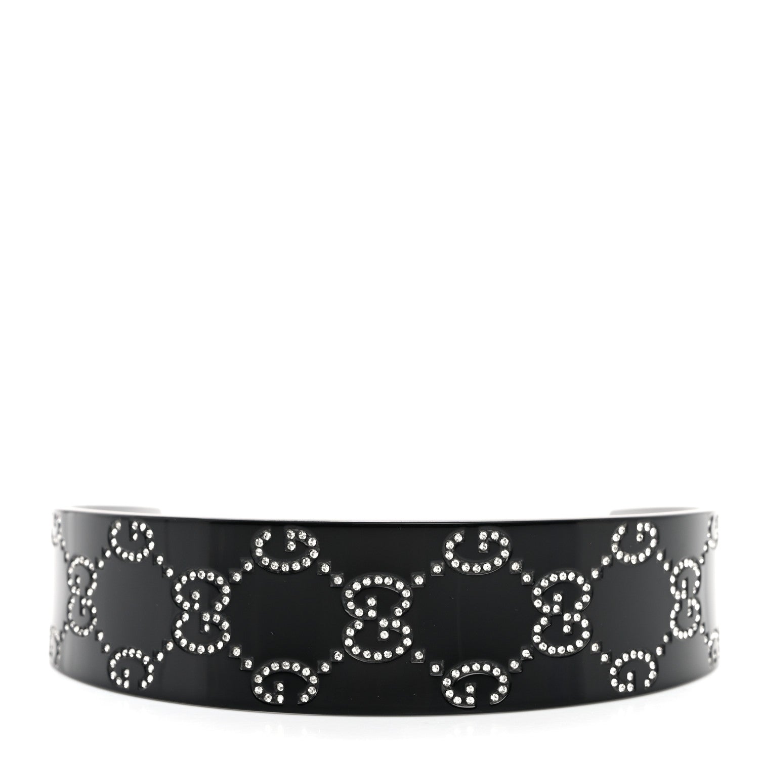 Gucci Resin GG Crystals Headband Black 4 of 5