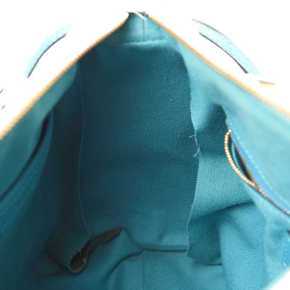 Burberry Haymarket Check Medium Alchester Bowling Bag White Aqua 12 of 21