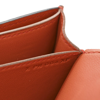 Hermes Matte Alligator Tadelakt Passant Long Wallet Terre Battue Cuivre 8 of 10