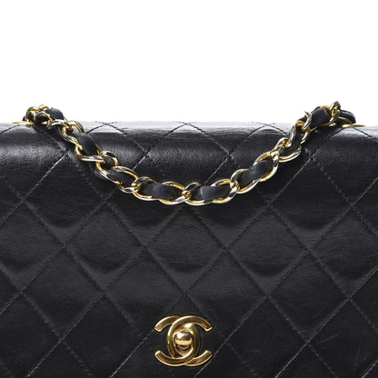 Chanel Lambskin Quilted Mini Flap Black 10 of 10