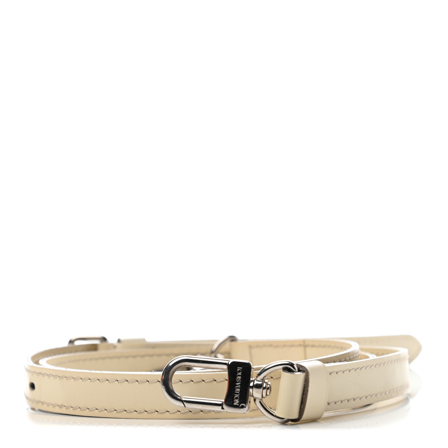 Louis Vuitton Calfskin Alma 16mm Adjustable Shoulder Strap Ivory 1 of 3