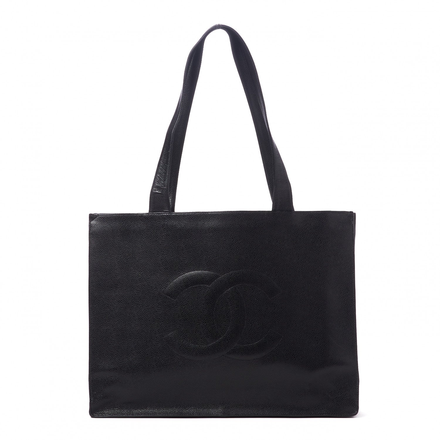 Chanel Caviar CC Tote Black 1 of 9