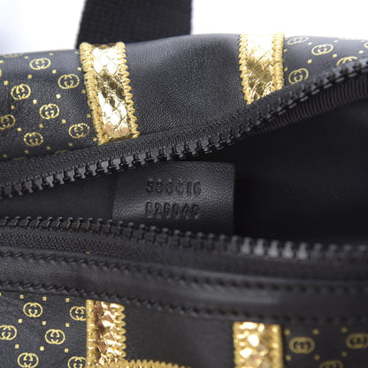 Gucci X DAPPER DAN Calfskin Laminated Ayers GG Micro Monogram Belt Bag Black 10 of 11