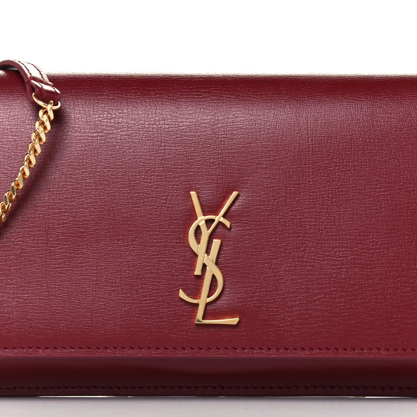 Smooth Calfskin Monogram Phone Holder Crossbody Opyum Red