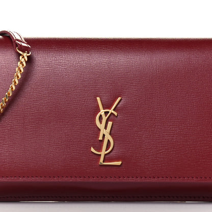Saint Laurent Smooth Calfskin Monogram Phone Holder Crossbody Opyum Red 10 of 11