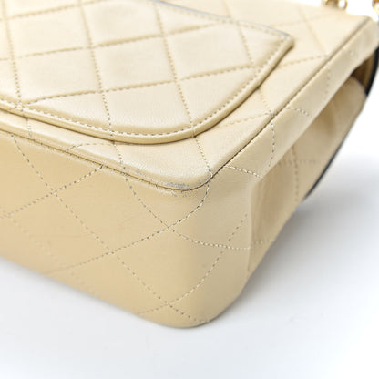 Chanel Lambskin Quilted Mini Square Flap Beige 12 of 17