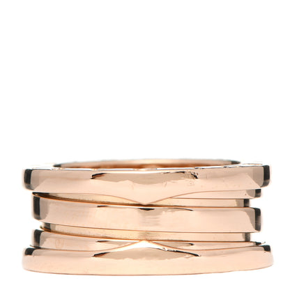 Bulgari 18K Rose Gold B.Zero1 Three-Band Ring 50 5.25 3 of 6
