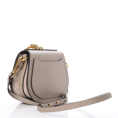 Chloe Calfskin Suede Small Nile Bracelet Bag Motty Grey 3 of 6