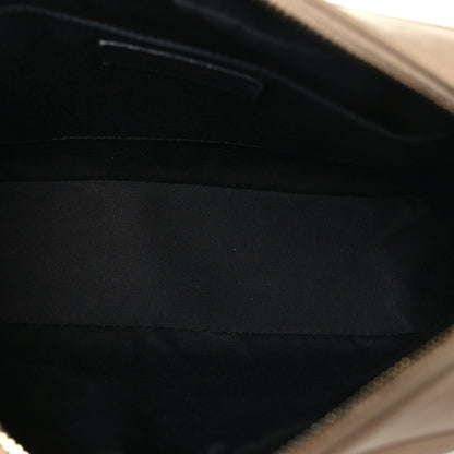 Saint Laurent Calfskin Matelasse Monogram Lou Camera Bag Dark Beige Dark Beige 6 of 11