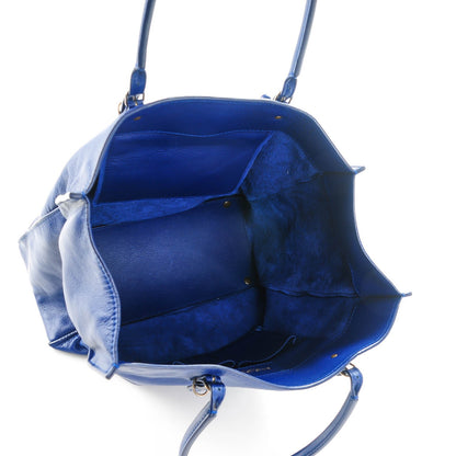 Balenciaga Veau Papier A5 Tote Bleu Mineral 5 of 7