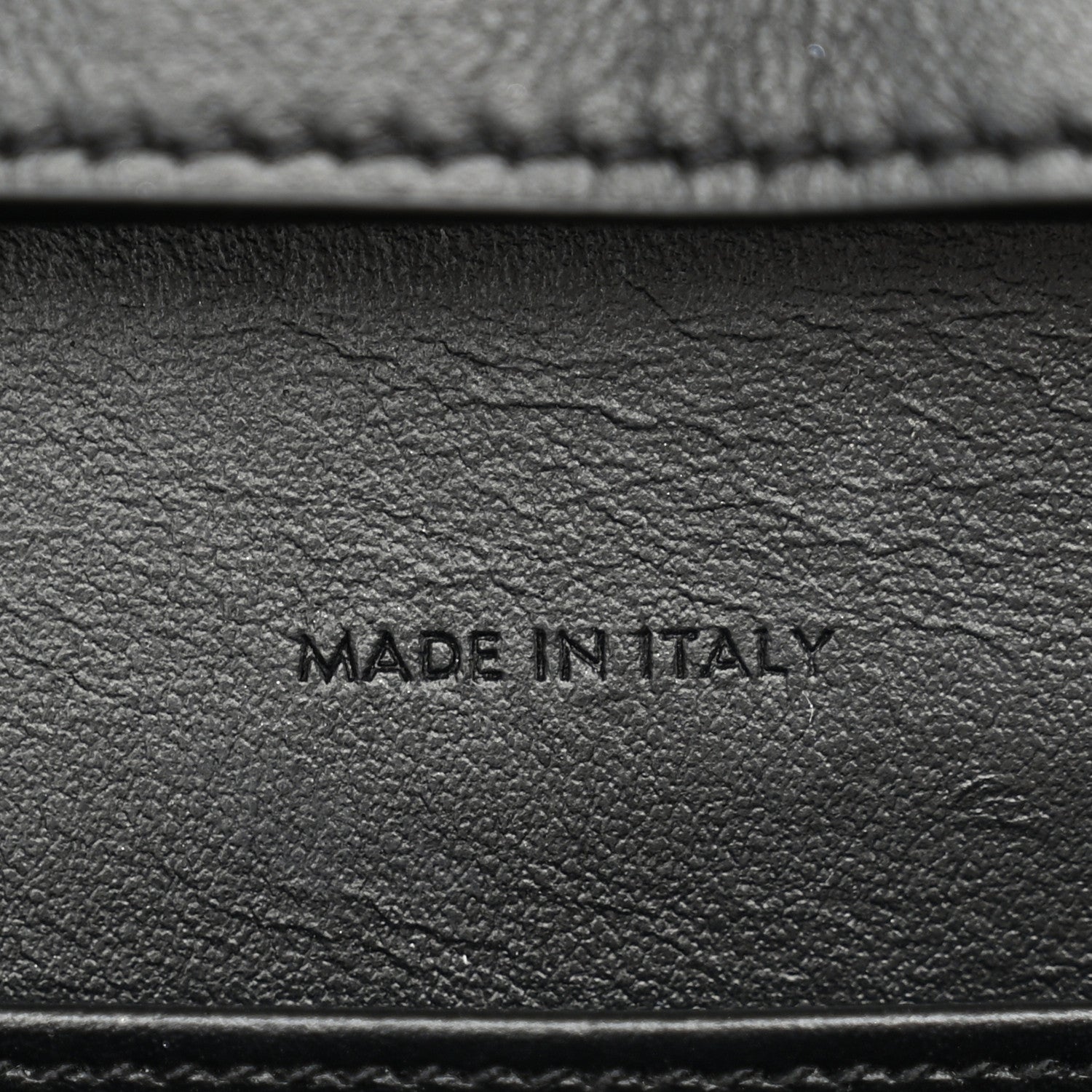 Celine Shiny Calfskin Triomphe Margo Wallet on Chain Black 7 of 12