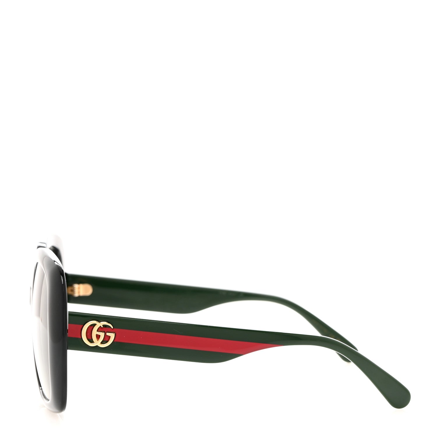 Gucci Acetate Square GG Web Sunglasses GG0713S Black 3 of 8