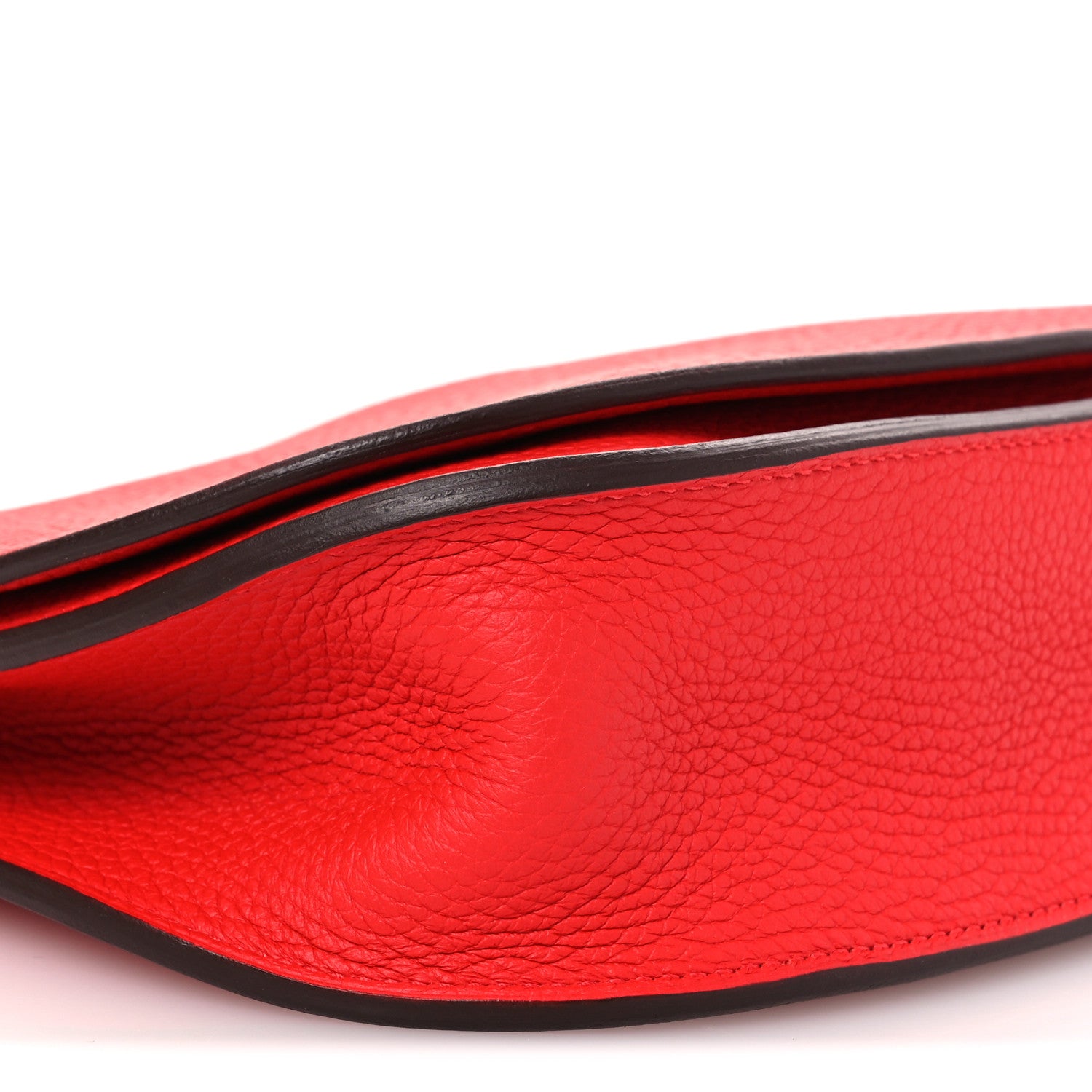 Hermes Taurillon Clemence Chevre Mysore Saut 25 Rouge De Coeur Rose Azalee Rouge Sellier 9 of 12