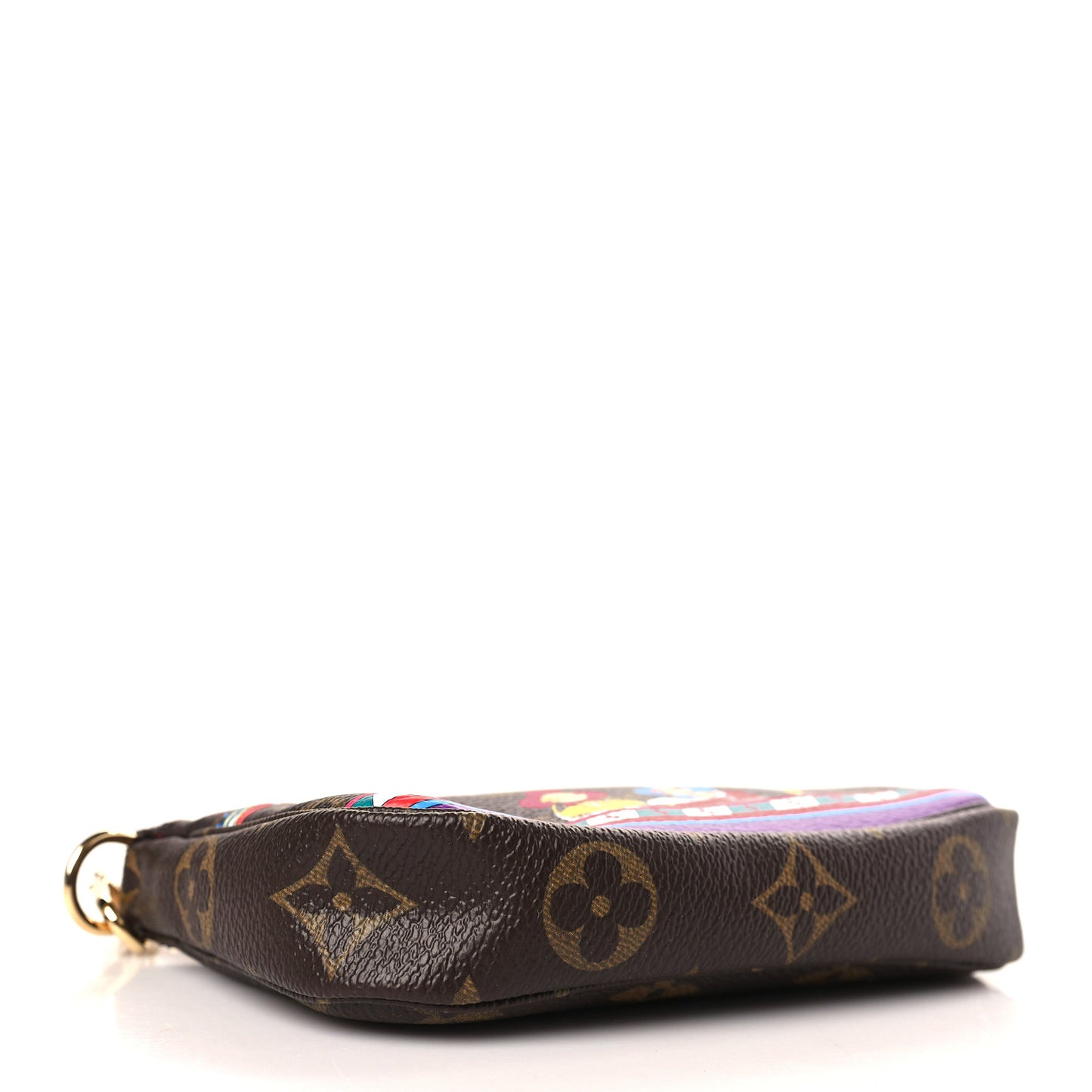 Monogram 2020 Christmas Animation Bumper Cars Mini Pochette Accessories Coquelicot
