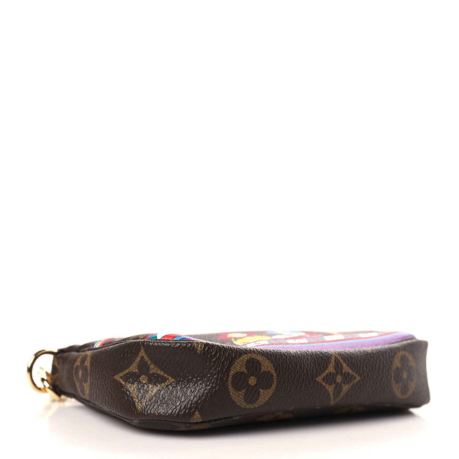 Louis Vuitton Monogram 2020 Christmas Animation Bumper Cars Mini Pochette Accessories Coquelicot 4 of 8