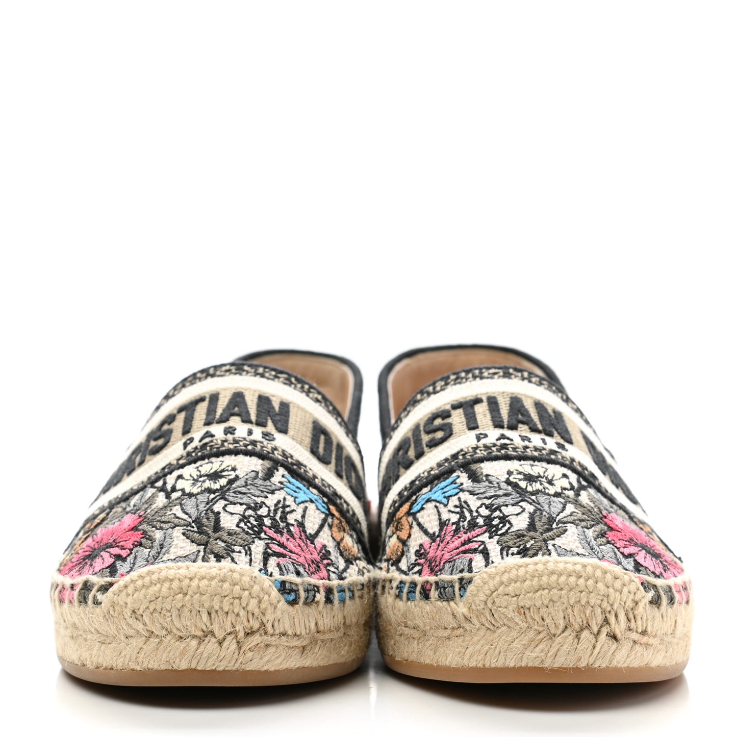 Embroidered Mille Fleurs Granville Espadrille 37 Multicolor