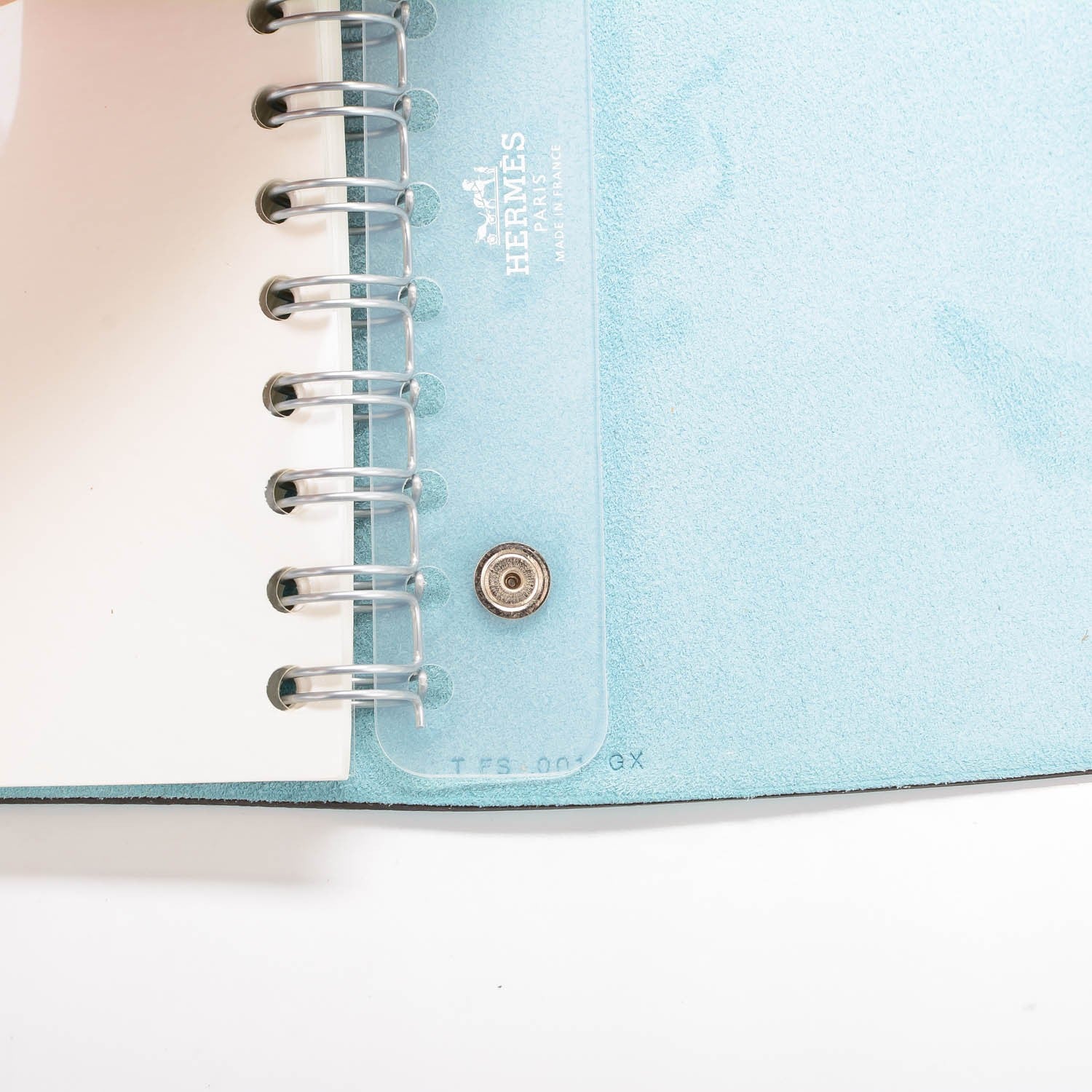 Hermes Togo Ulysse PM Notebook Bleu Atoll 7 of 7