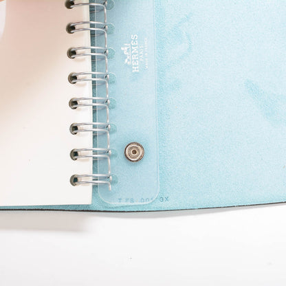 Hermes Togo Ulysse PM Notebook Bleu Atoll 7 of 7