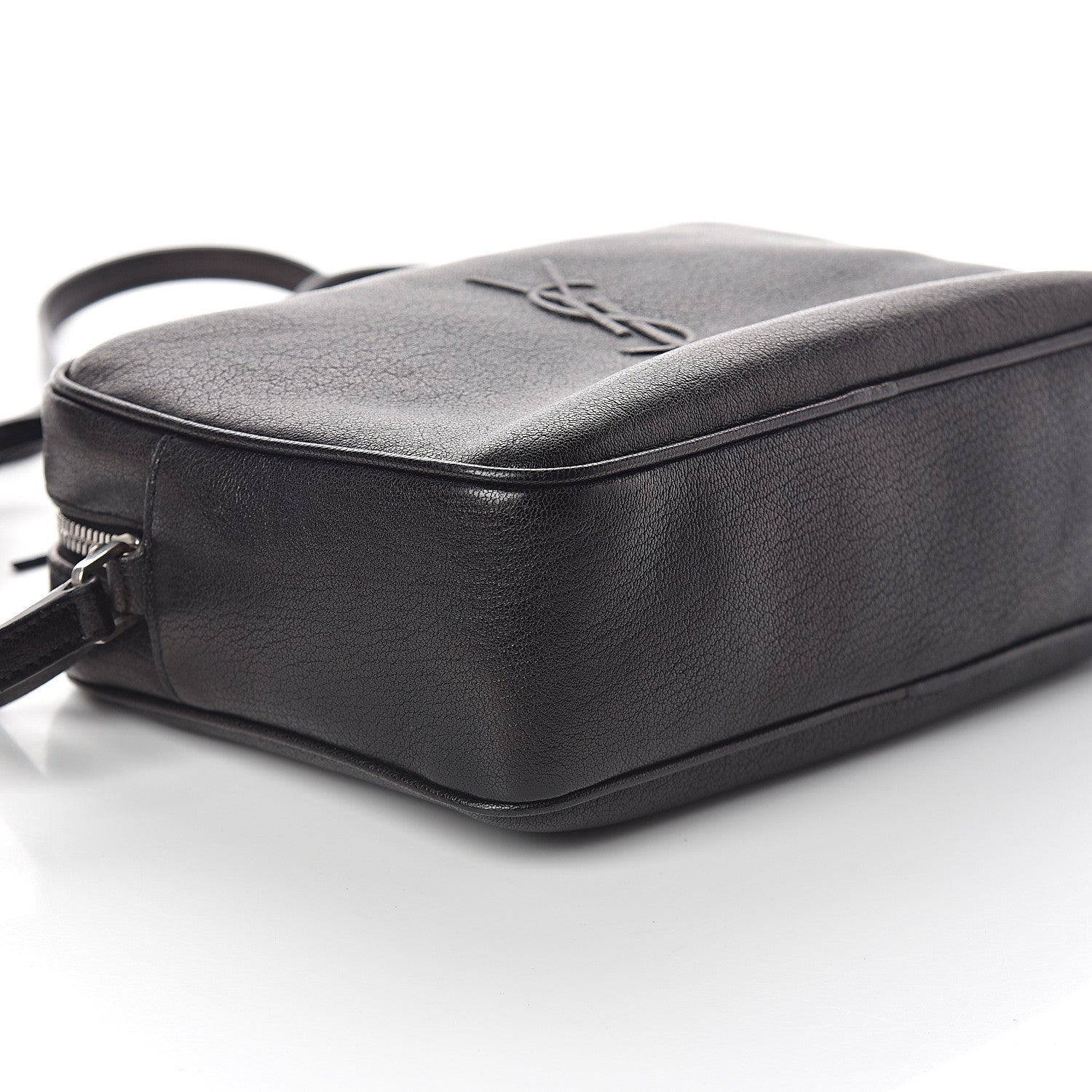 Saint Laurent Lambskin Monogram Small Lou Camera Bag Black 6 of 7
