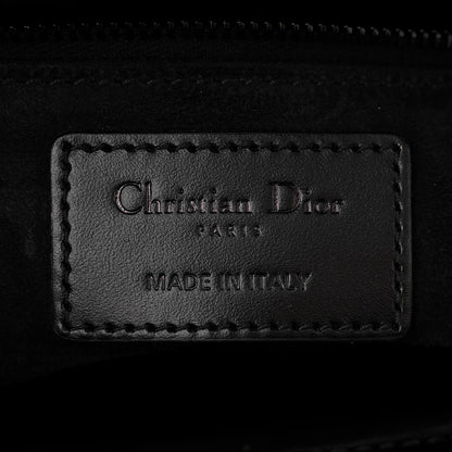 Christian Dior Calfskin Cannage Diamond Small My ABCDior Lady Dior Black 6 of 11