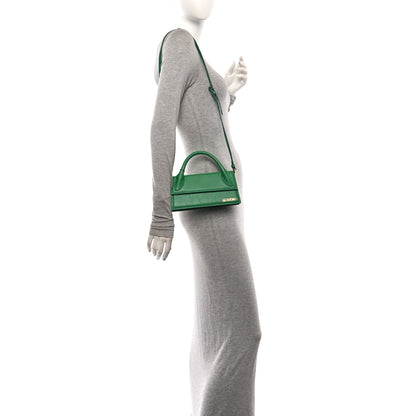 Jacquemus Smooth Calfskin Le Chiquito Long Green 2 of 9