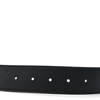 Gucci Calfskin Double G 40mm Belt 80 32 Black 3 of 4