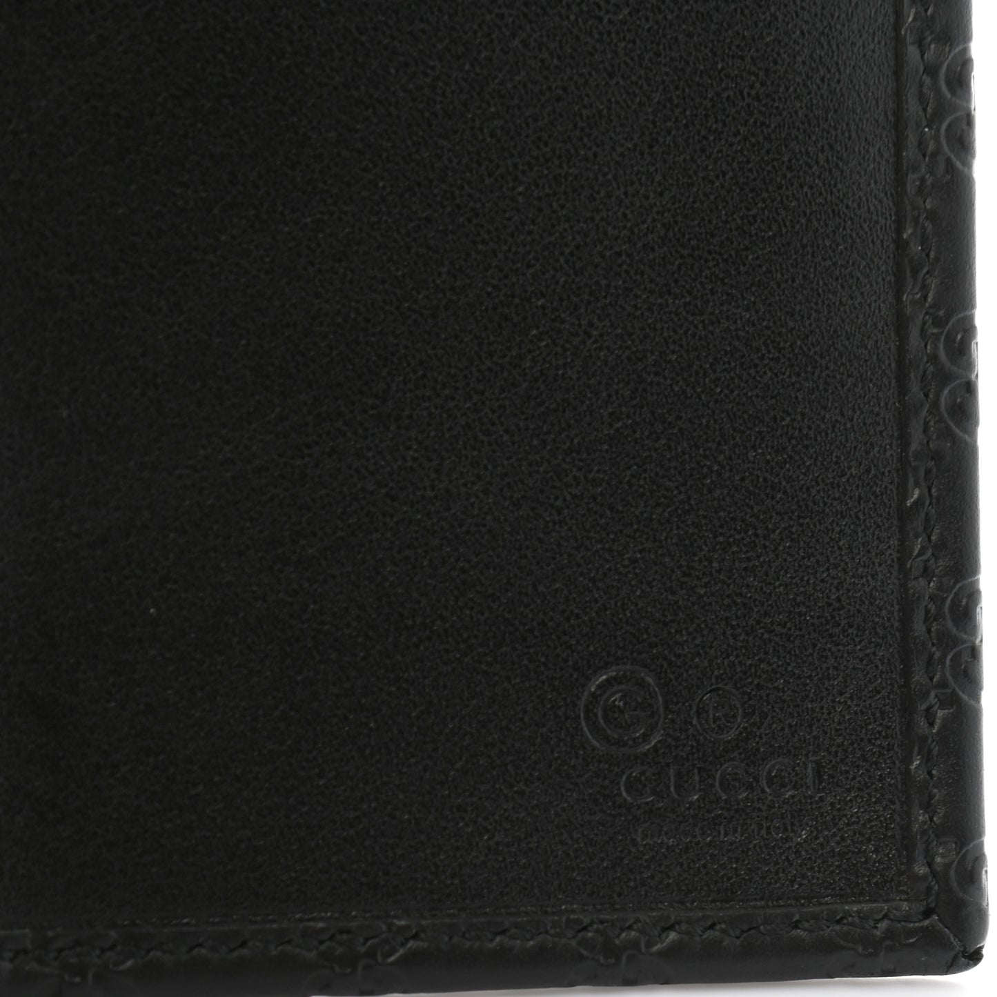 Soft Microguccissima Continental Wallet Black