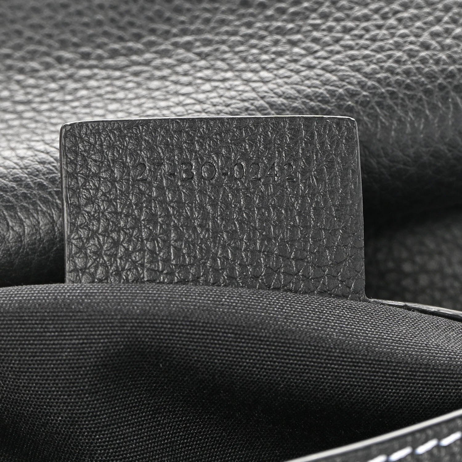 Christian Dior Grained Calfskin Mini Gallop Sling Bag Black 7 of 10
