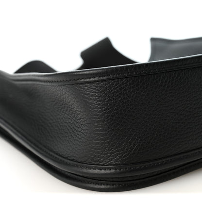 Hermes Taurillon Clemence Evelyne III PM Black 9 of 11