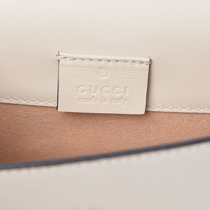 Gucci Calfskin Super Mini Sylvie Chain Shoulder Bag White 6 of 10
