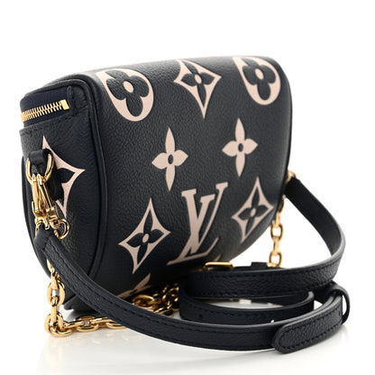 Louis Vuitton Empreinte Monogram Giant Mini By The Pool Bumbag Blue Beige 3 of 9