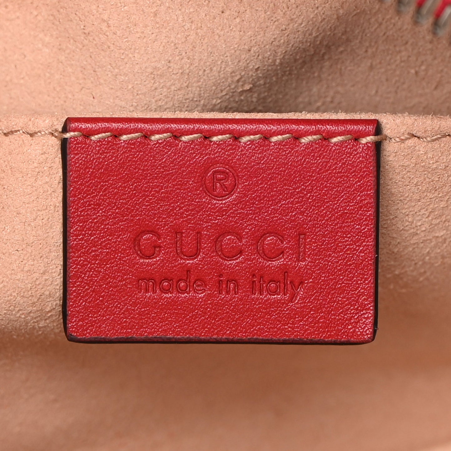Calfskin Matelasse GG Marmont Belt Bag 85 34 Hibiscus Red