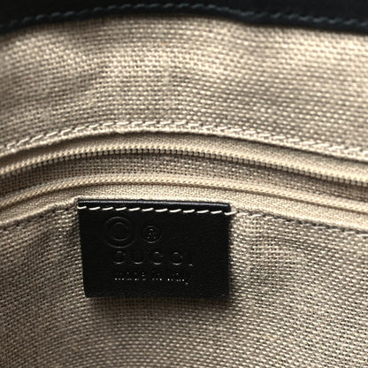 Gucci Soft Microguccissima Small Zippered Satchel Black 6 of 10