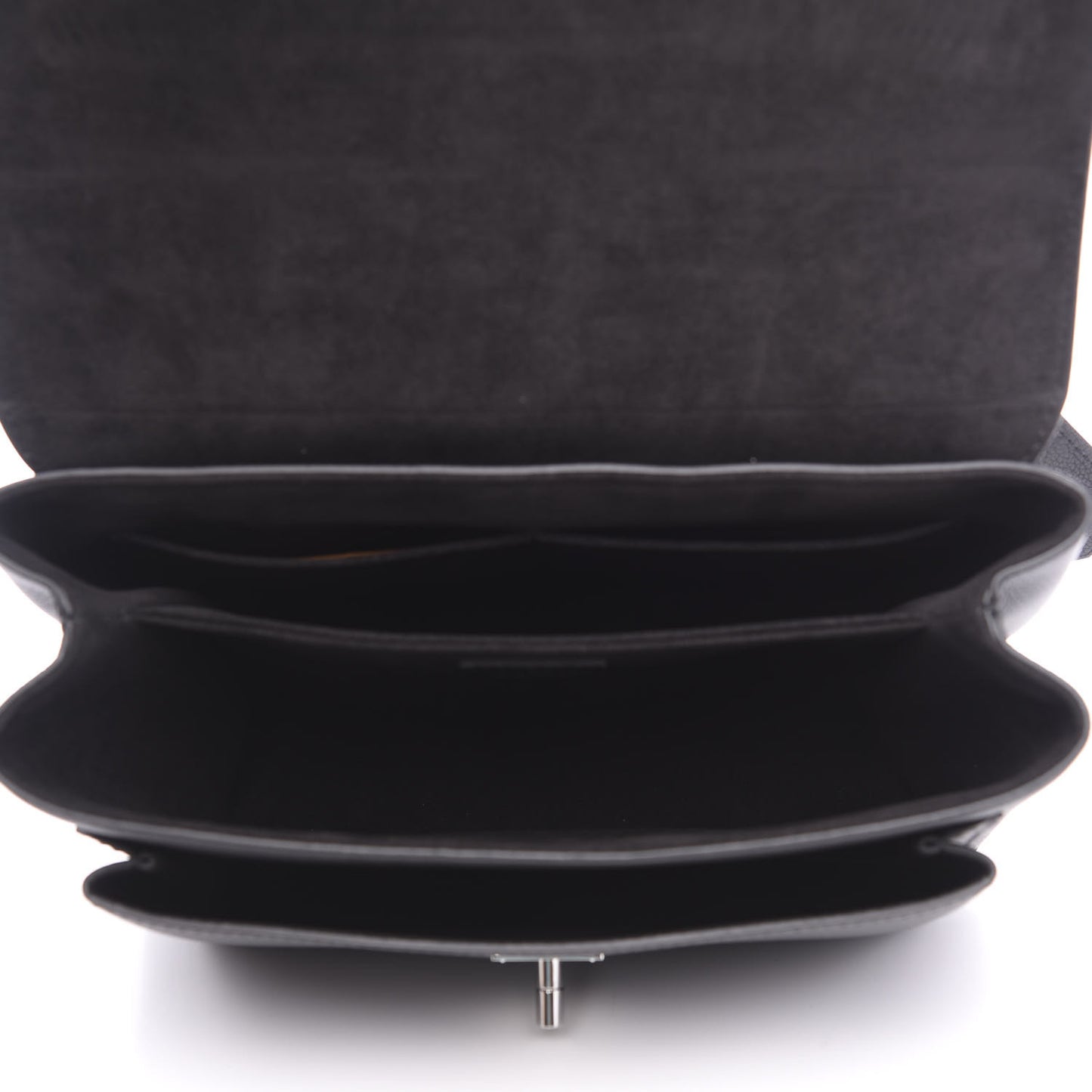 Soft Calfskin My Lockme Top Handle Black