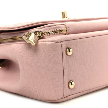 Chanel Caviar Quilted Medium Business Affinity Flap Light Pink 10 of 12