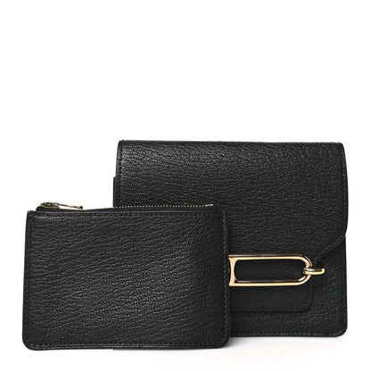 Hermes Chevre Mysore Roulis Slim Wallet Black 3 of 8